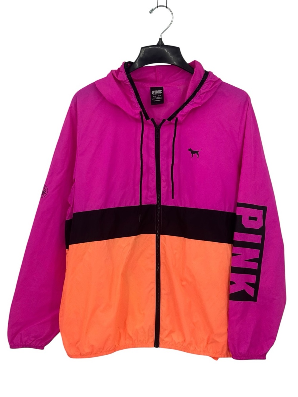 Victoria's Secret PINK Anorak Jacket Windbreaker M/L